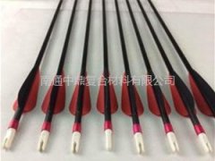 白色箭尾碳纤维箭杆
