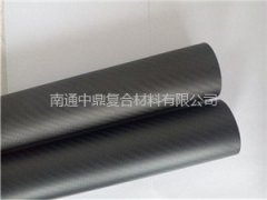 3K斜纹哑光碳纤维卷管