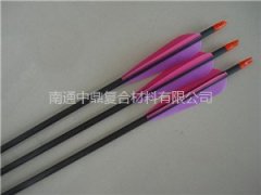 紫色塑料羽碳纤维箭杆